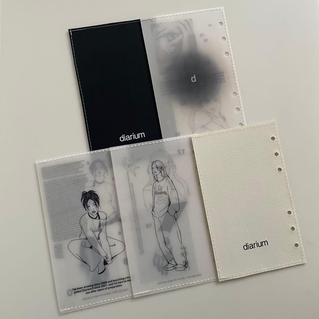 完売品　早い者勝ち　韓国　貯金　バインダー　カバー　diarium リフィル