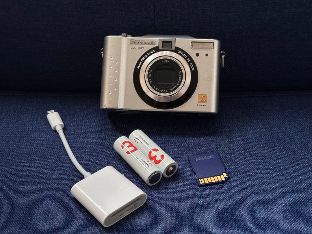 動作確認済み パナソニック LUMIX DMC-LC20 スマホ転送 ４点セット