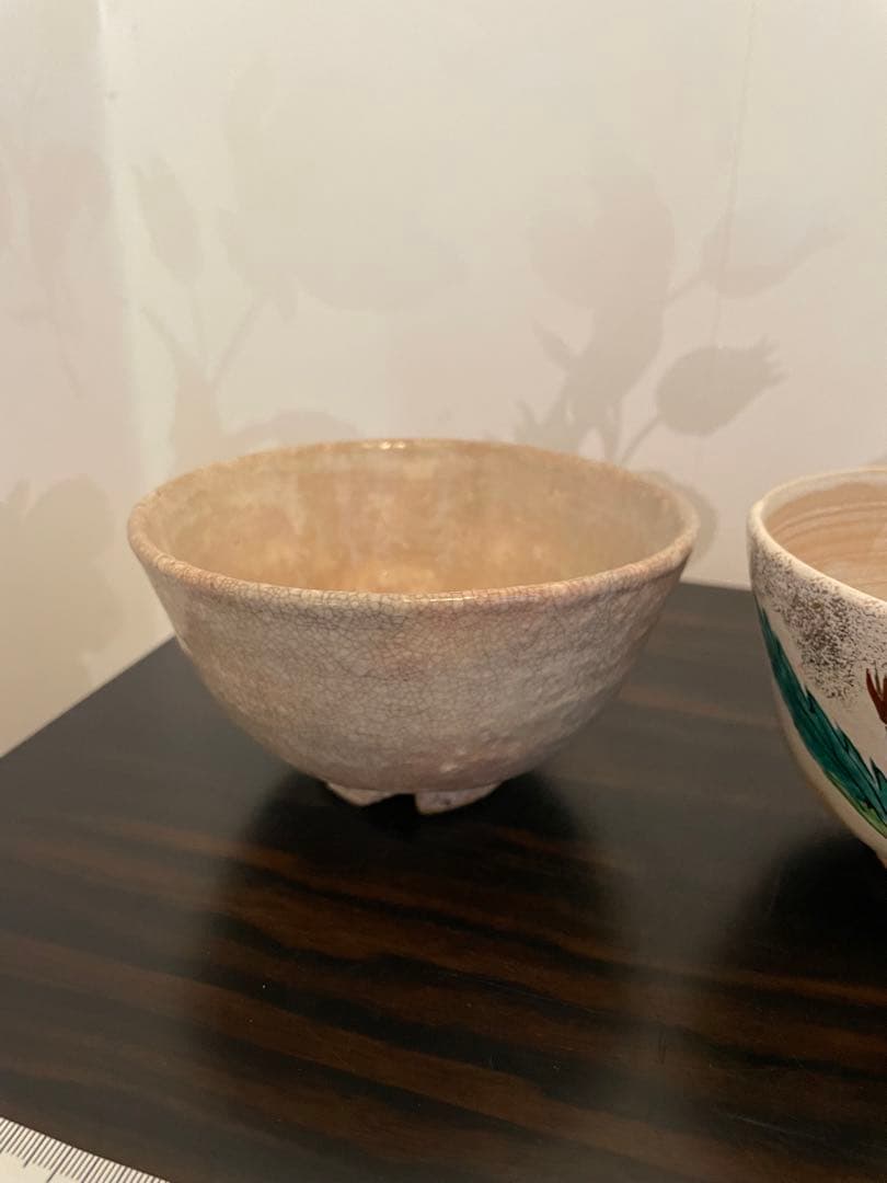 未使用　高級　萩焼　萩焼 藤井左入造 茶碗 作家物　茶道　お茶碗　萩焼茶碗
