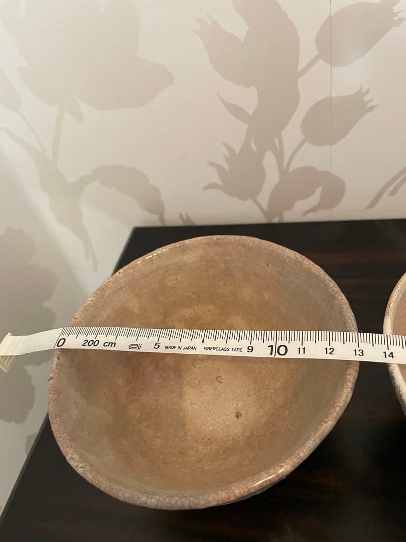未使用　高級　萩焼　萩焼 藤井左入造 茶碗 作家物　茶道　お茶碗　萩焼茶碗
