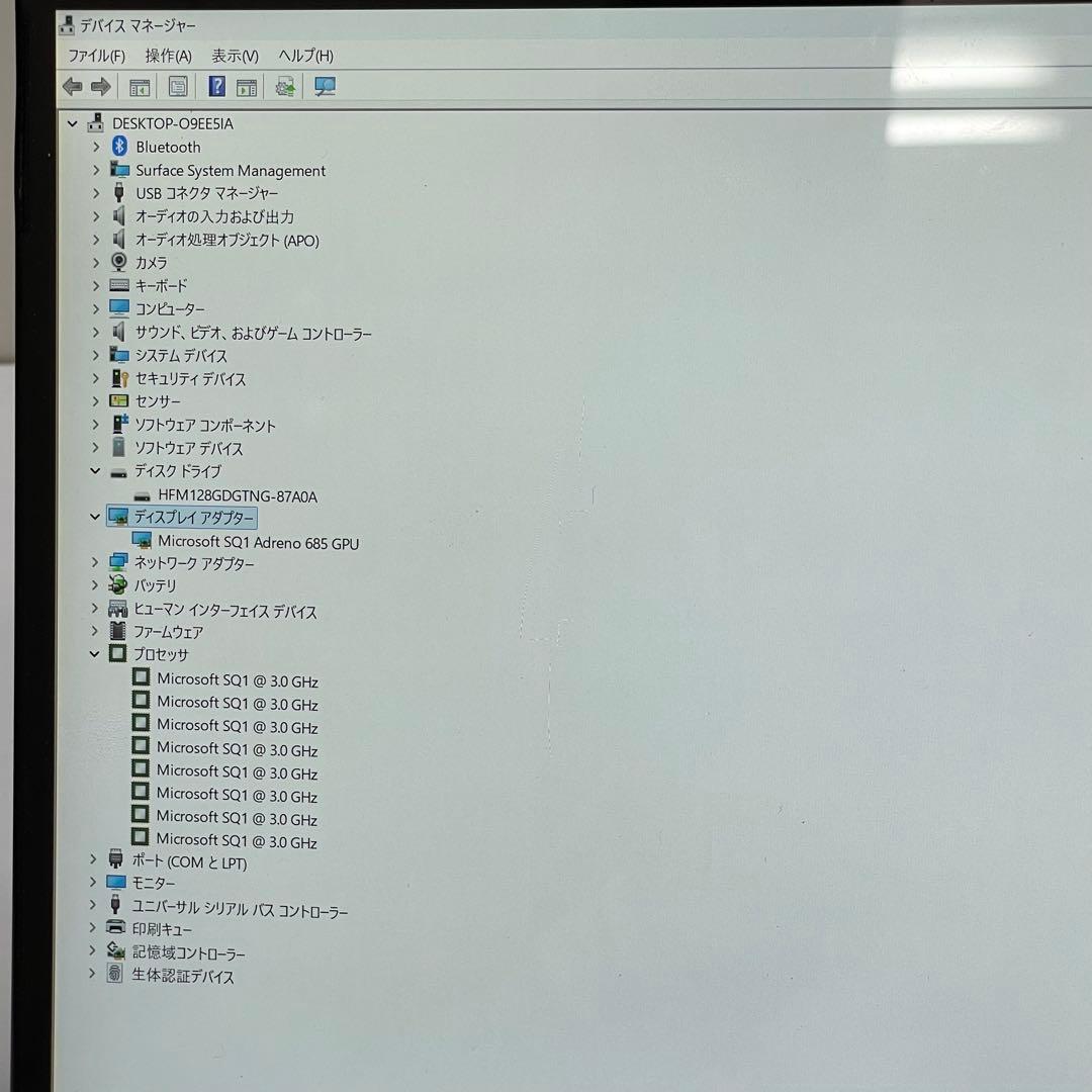 Surface Pro X SQ1 8GB SSD128GB 13インチ