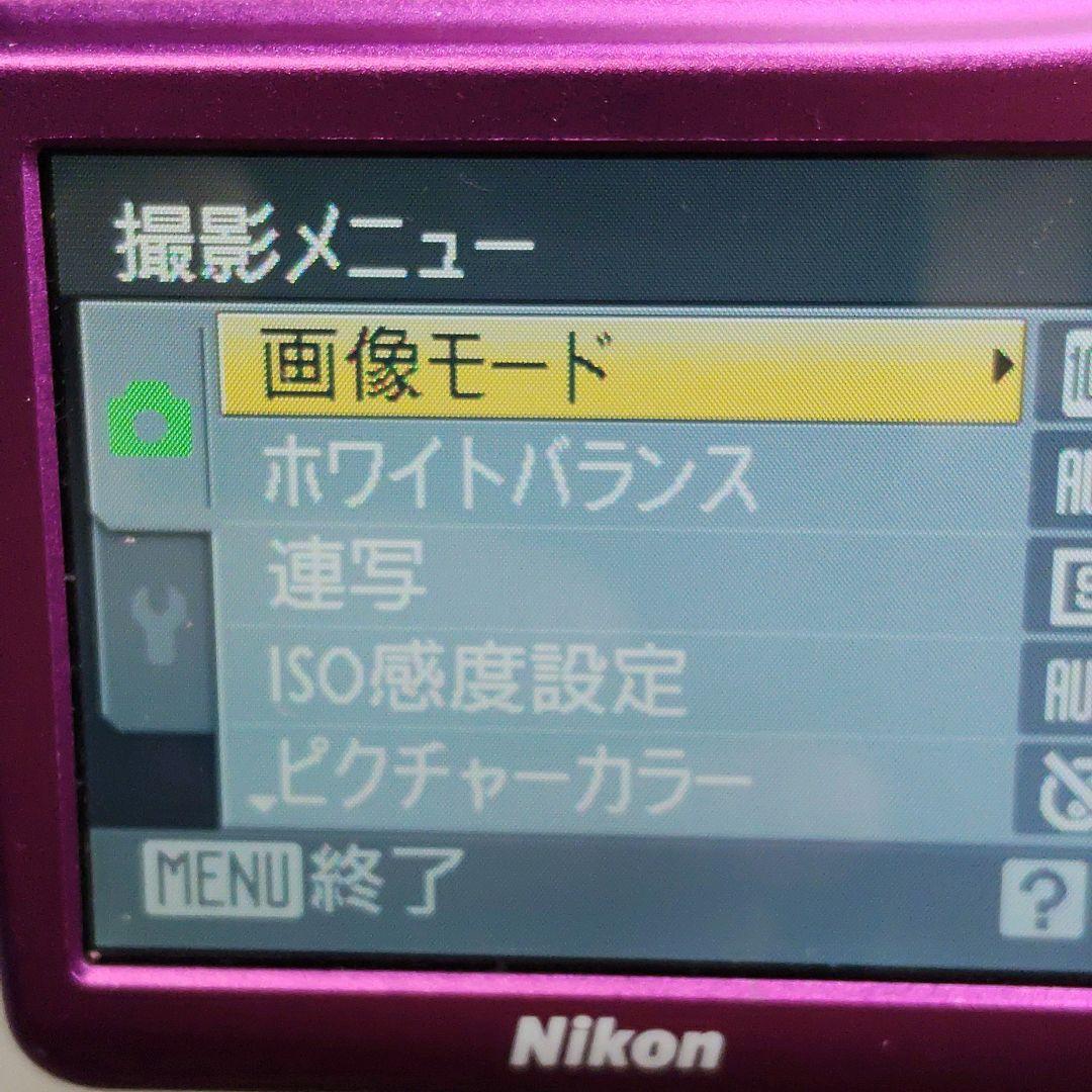 Nikon COOLPIX S220 デジタルカメラ ピンク　動作品