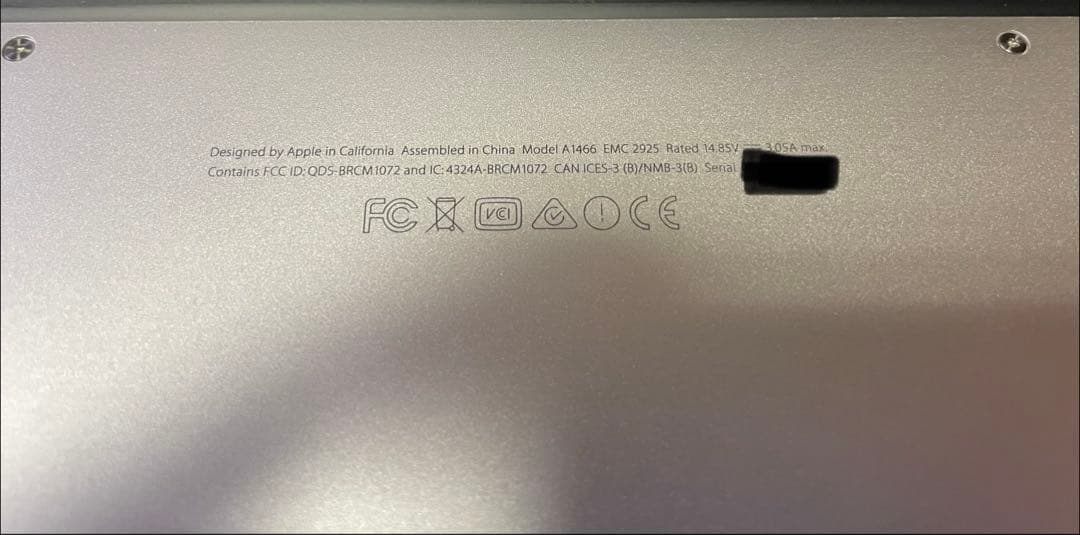 Apple MacBook Air 2015 13インチ