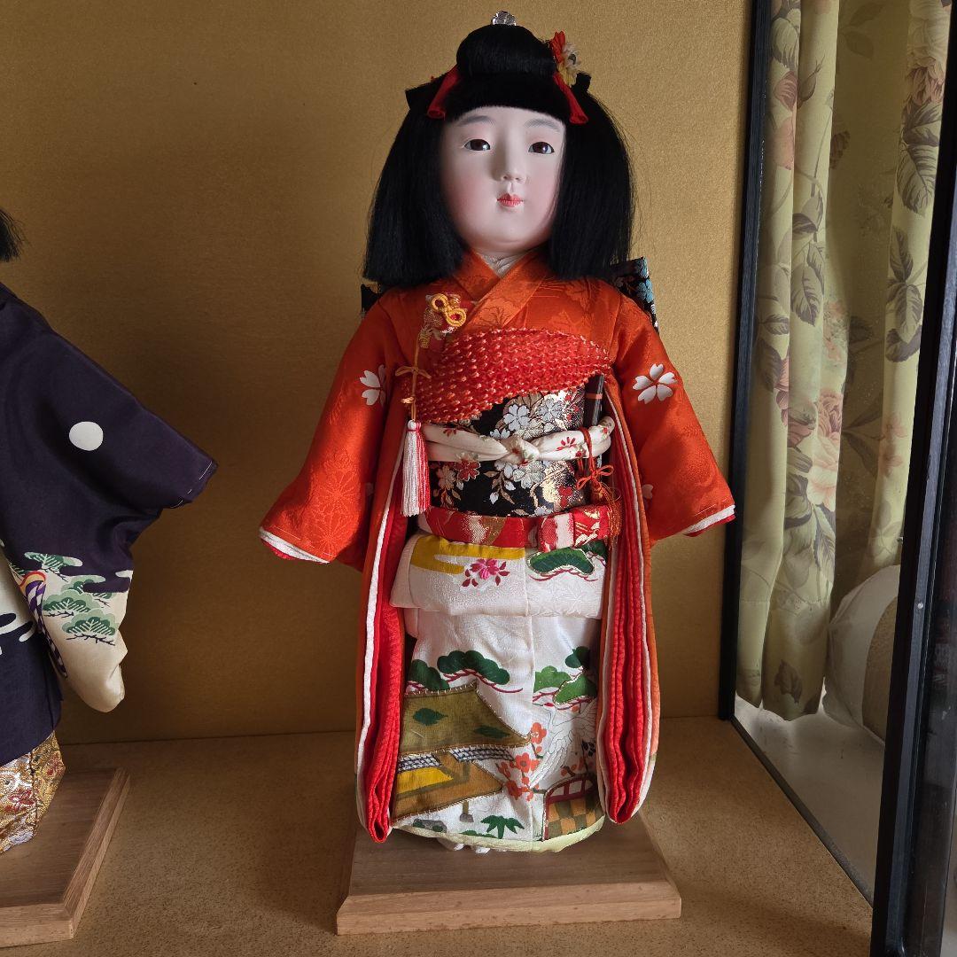 市松人形・ペア・梱包なし・手渡し