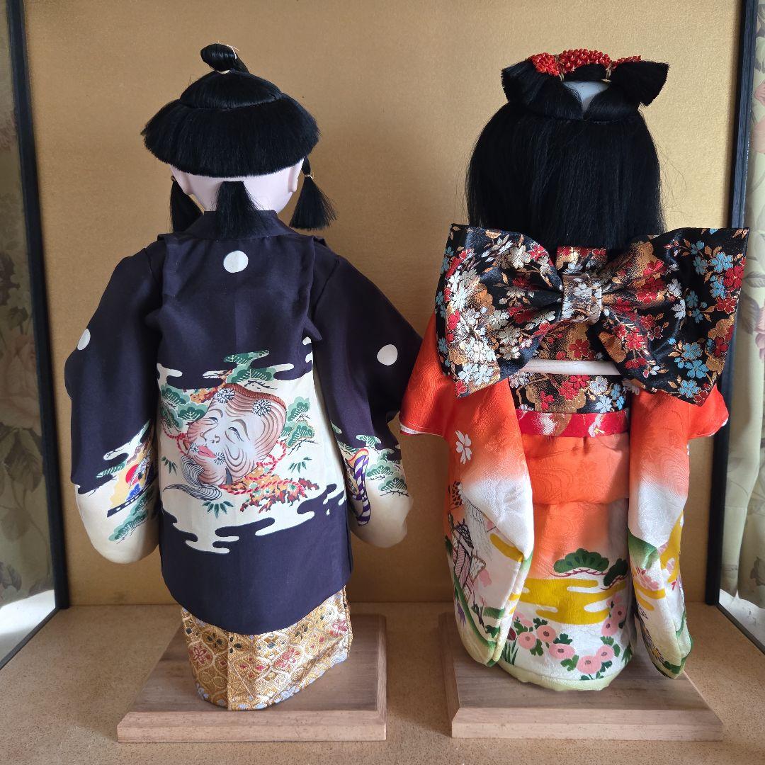 市松人形・ペア・梱包なし・手渡し