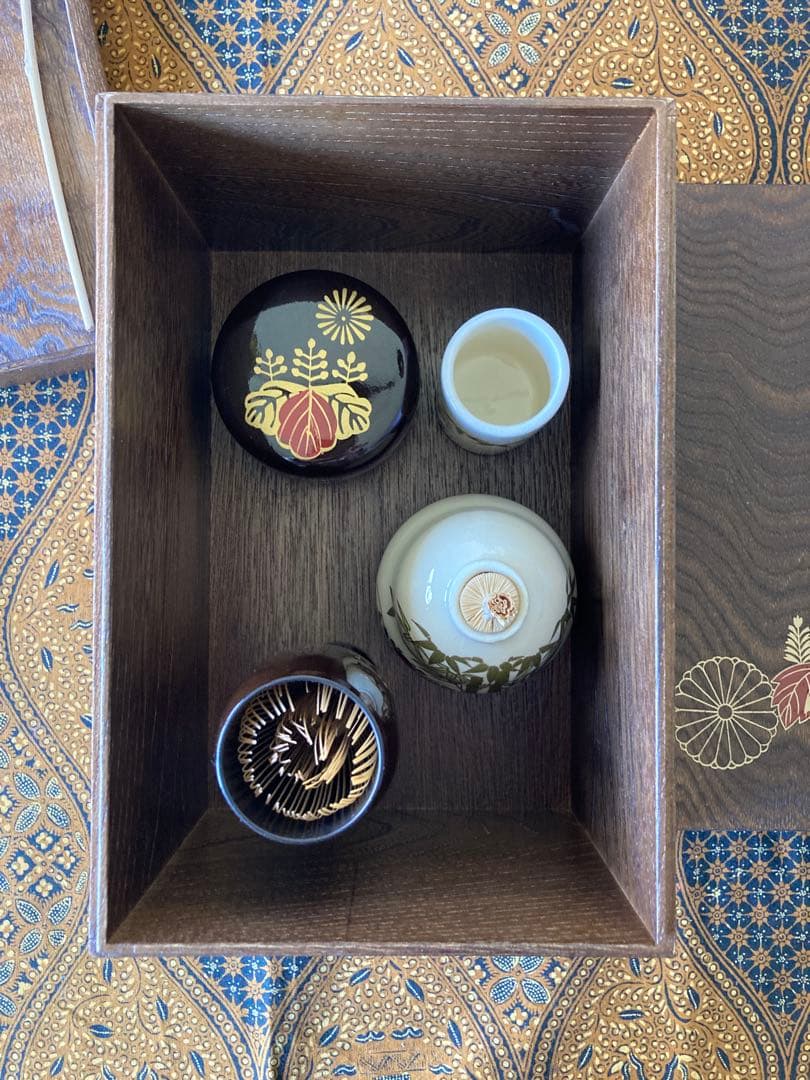 茶道具セット 茶箱と茶器