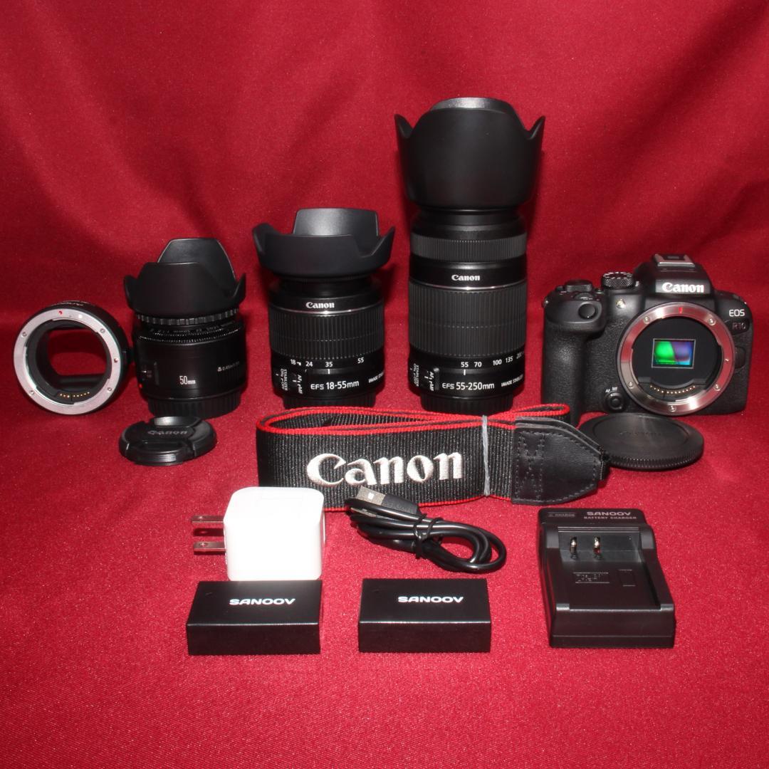 ❤️予備バッテリー付き❤️Canon EOS R10 超望遠トリプルレンズ❤️