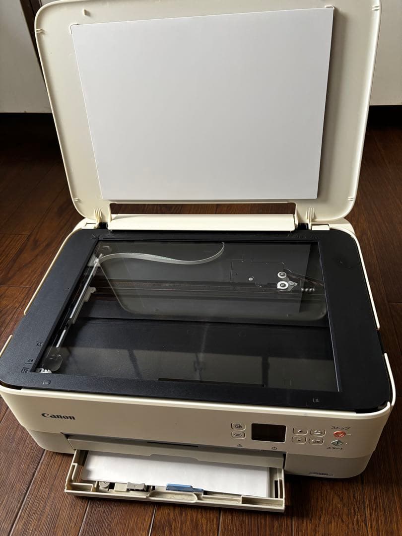 Canon TS5330 オフホワイト プリンター/大容量新品インク付き