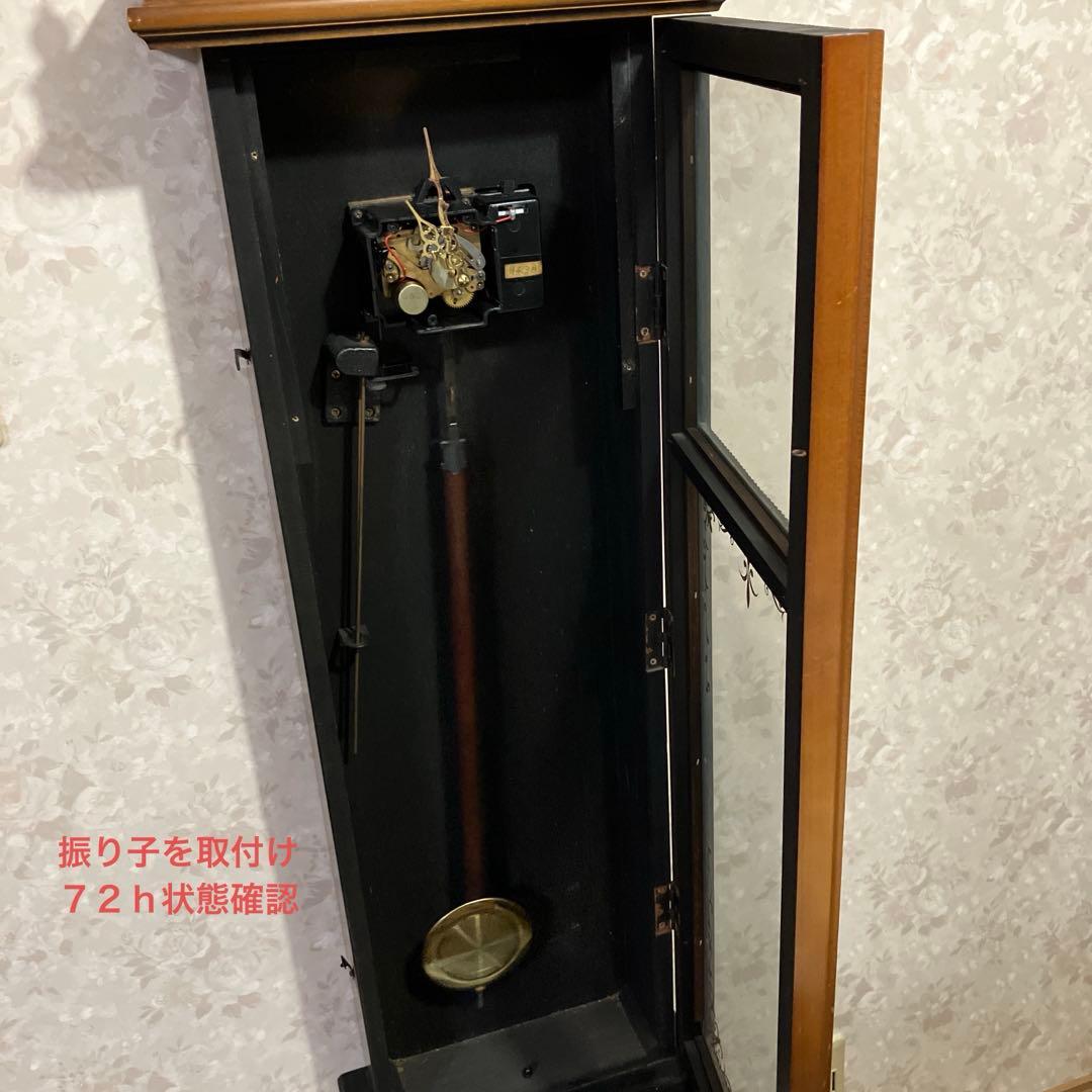 昭和レトロな大型シチズン機械式振り子柱時計「ＢＡＴＴＥＲＹ　ＳＴＲＩＫＥ」