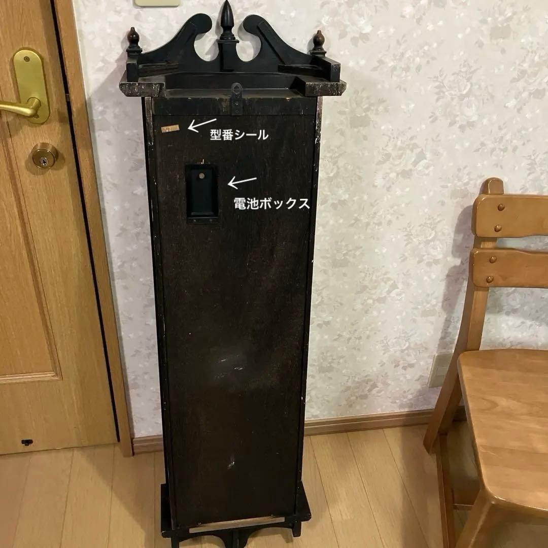 昭和レトロな大型シチズン機械式振り子柱時計「ＢＡＴＴＥＲＹ　ＳＴＲＩＫＥ」