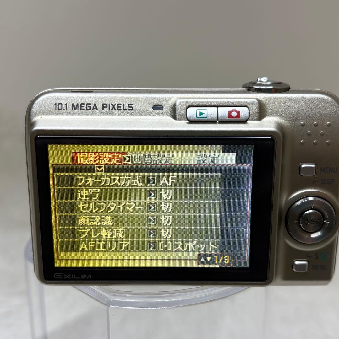 CASIO カメラ　EX-Z1080 充電器　ゴールド コンデジ　動作品