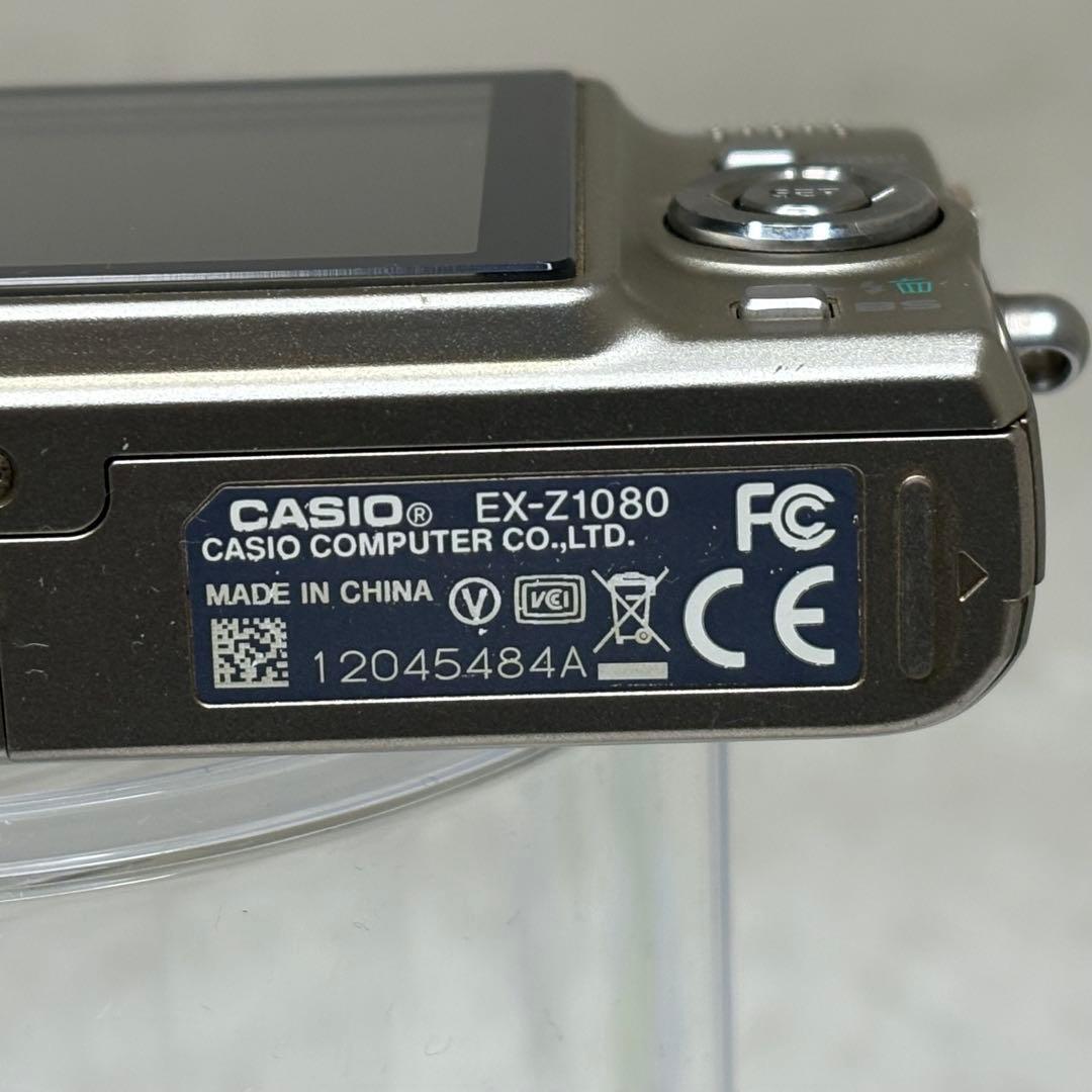 CASIO カメラ　EX-Z1080 充電器　ゴールド コンデジ　動作品