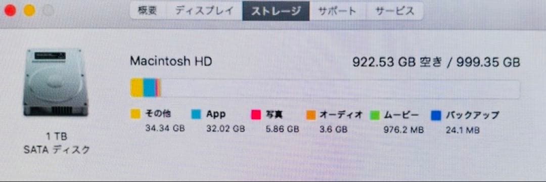 iMac Photoshop Illustrator インストール済み