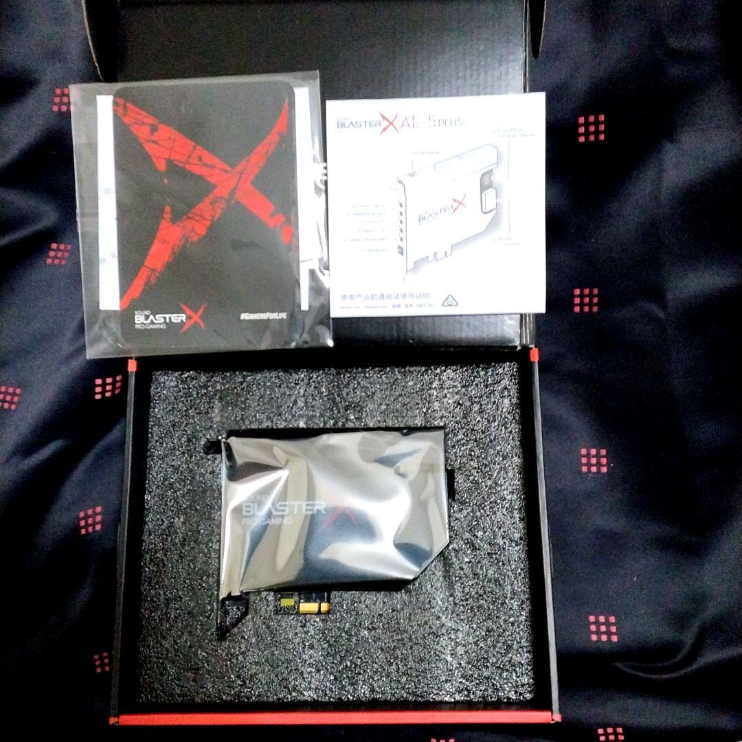 【美品】Sound BlasterX AE-5 PLUSサウンドカード
