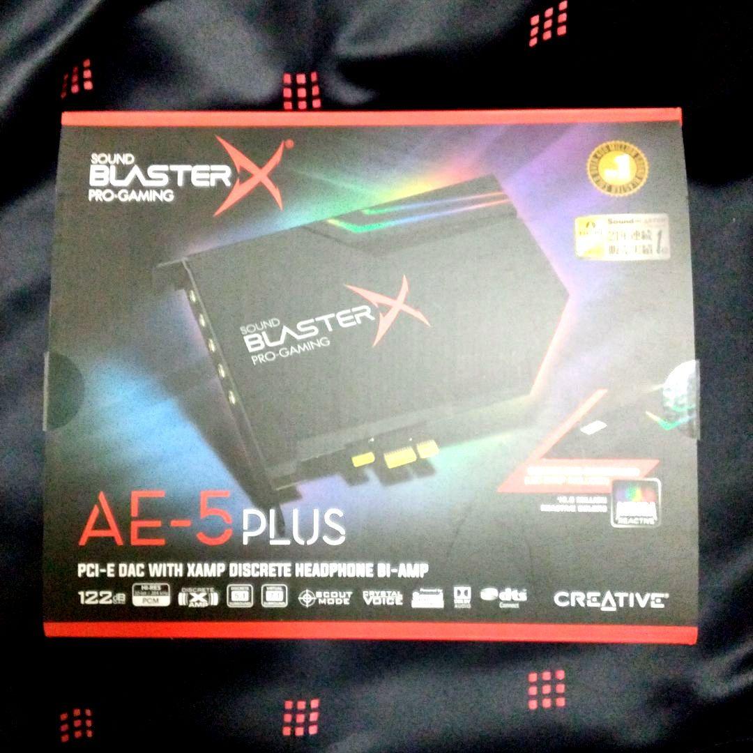 【美品】Sound BlasterX AE-5 PLUSサウンドカード