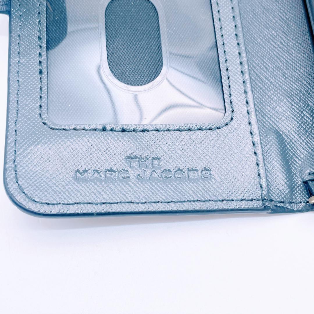 MARC JACOBS iPhone11Pro 手帳型ケース チェーン付 ブルー