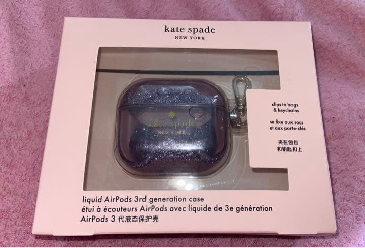 AirPodsProケース【リキッド グリッター エアーポッズ 3 ケース】
