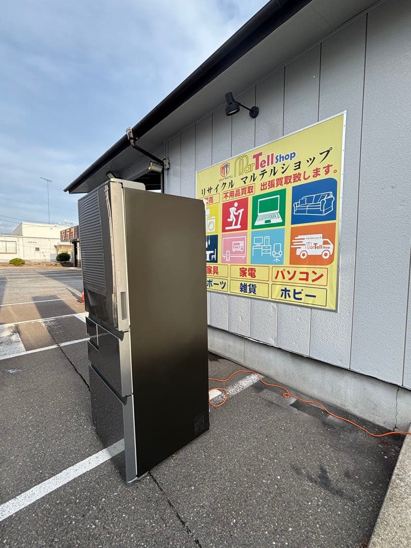 SHARP 冷蔵庫 SJ-WX50E-S 502L 2018年製 ガラスドア