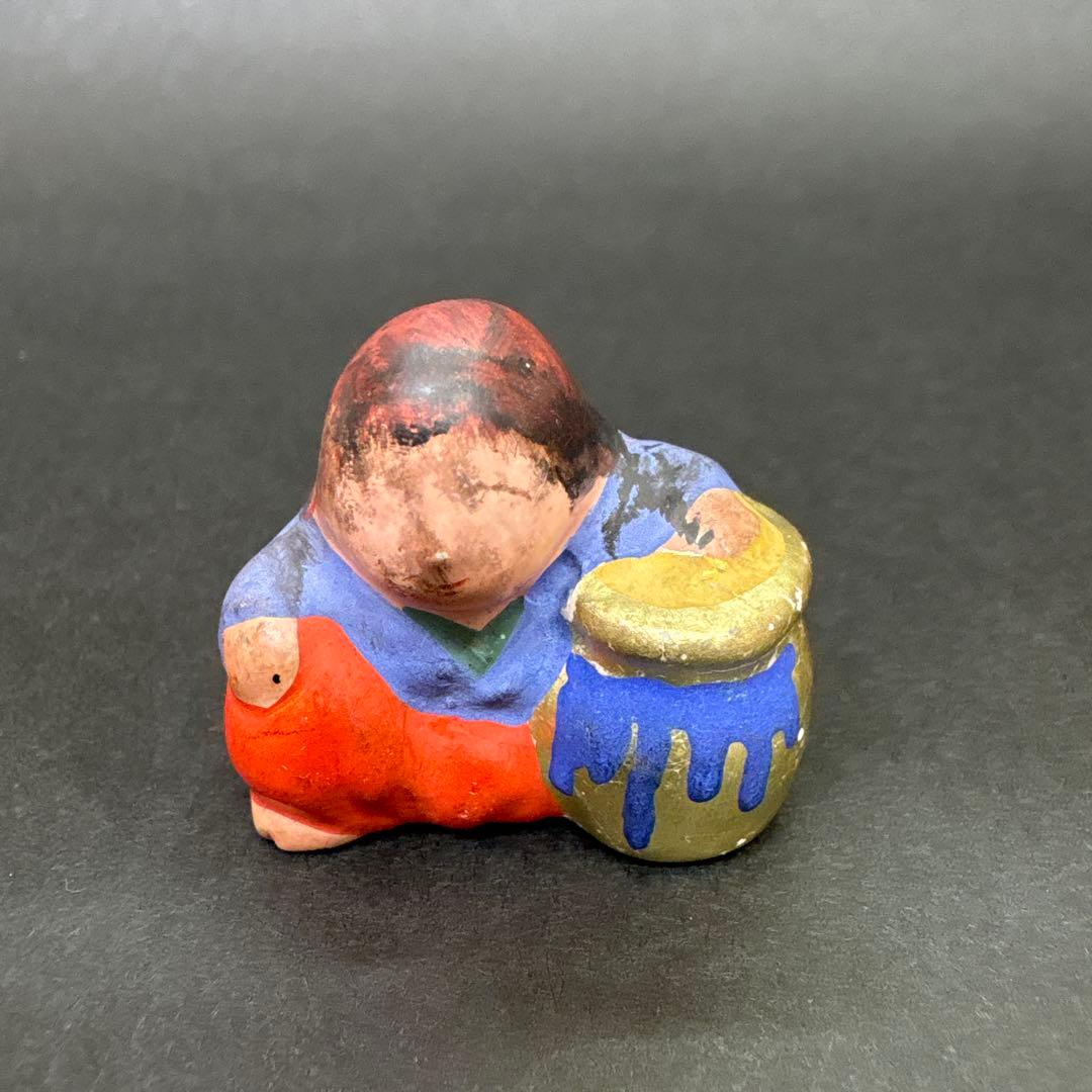 久保佐四郎　名工　土人形豆人形