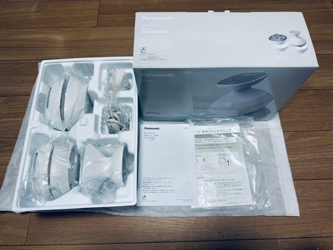 【美品】Panasonic 頭皮エステ スパイラル＆スライド　EH-HE0J-S