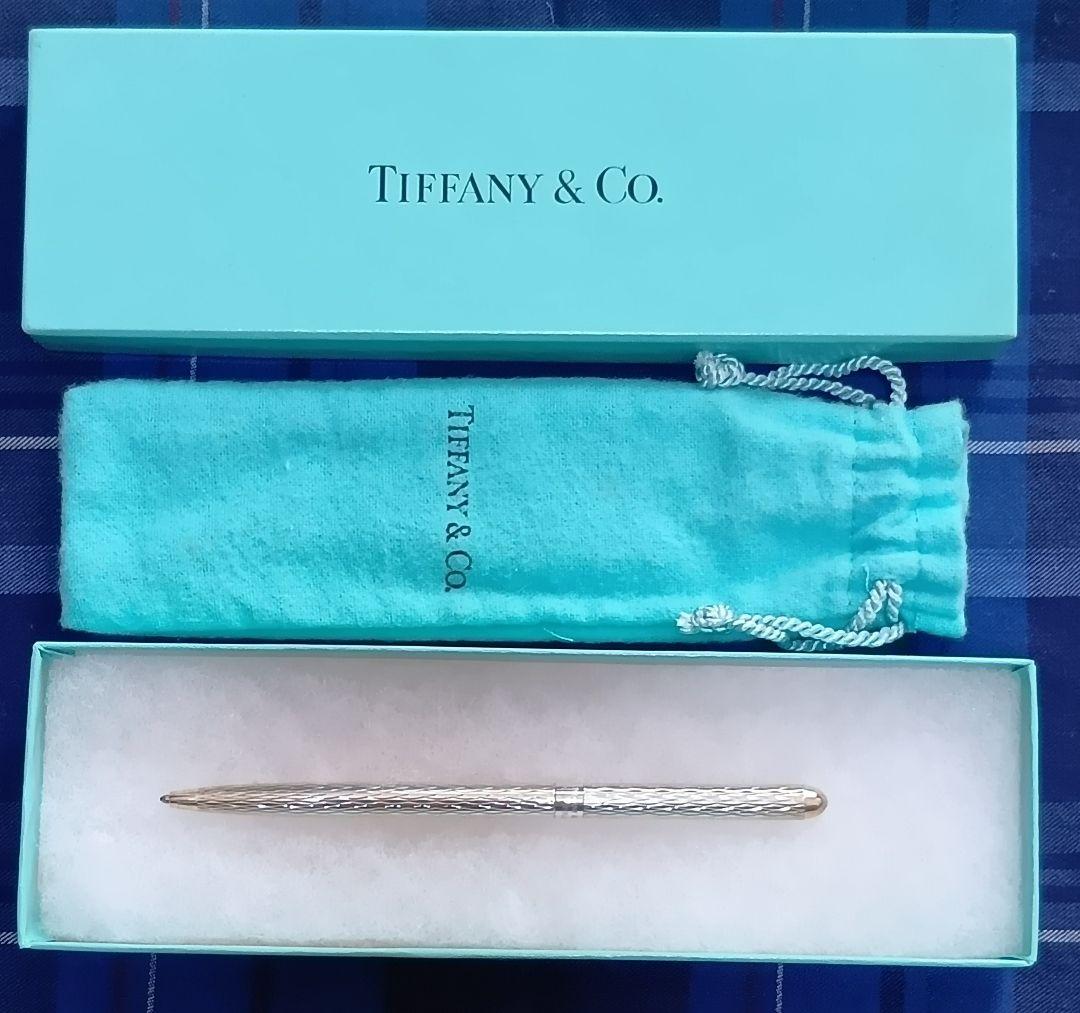 【廃盤商品・美品】Tiffany & Co. Ag925銀張ボールペン