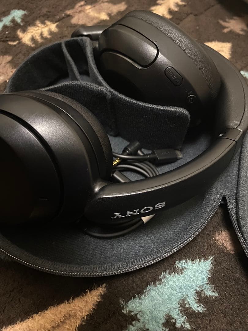 [最安値]SONY ワイヤレスヘッドホン ブラック