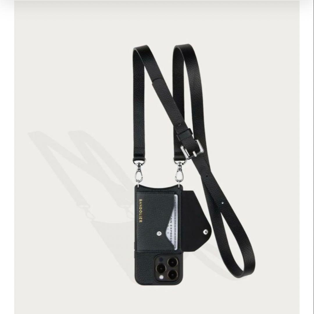 ◆バンドリヤー ヘイリー サイドスロット シルバー iPhone15用 新品