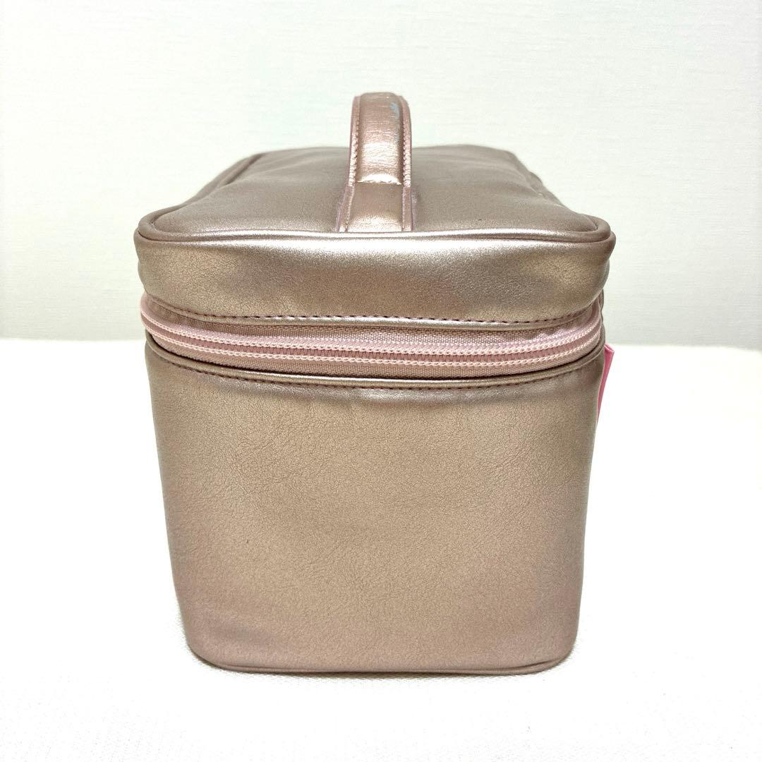 ★美品★アルティザン&アーティスト バニティ　ピンクゴールド　大容量　仕切りあり