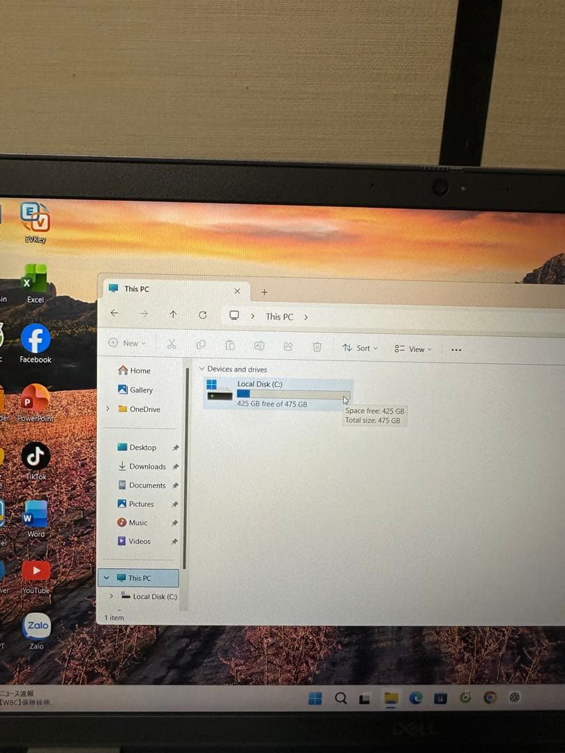 Dell Latitude 5520 バッテリー100％SSD512GB