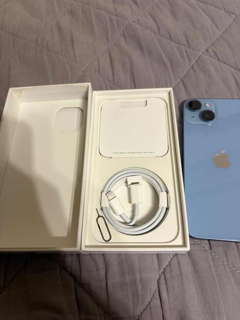 Apple iPhone 14 ブルー　128