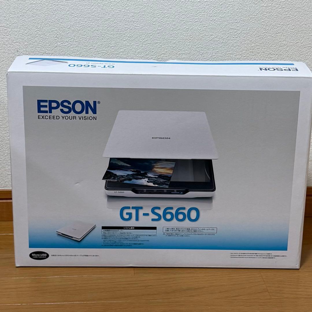 【美品】EPSON フラットベッドスキャナー GT-S660