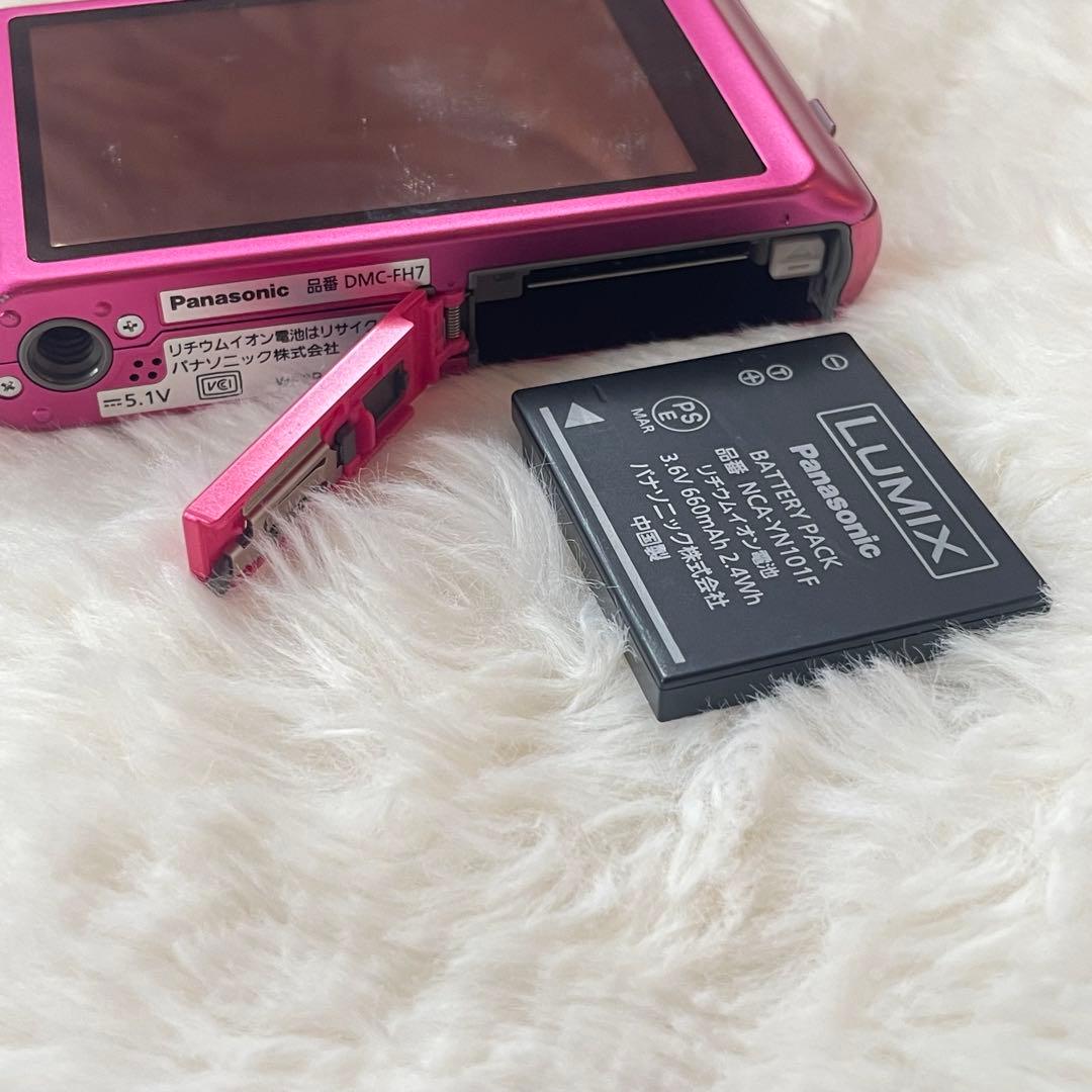 Panasonic LUMIX DMC-FH7 ピンク 本体のみ 美品 USED