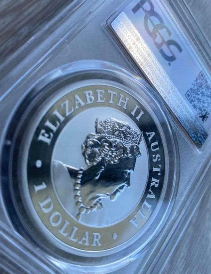 2019年 1oz 銀貨 PCGS MS-70 ワライカワセミ初期生産品