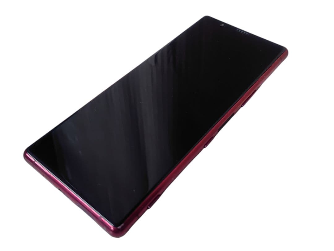 □SONY Xperia5 SOV41 レッド 本体 64G