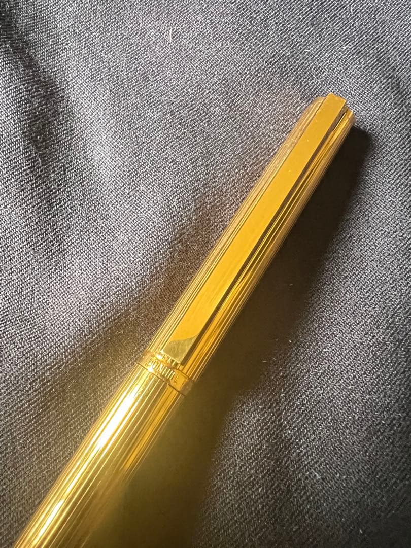 ダンヒル　ゴールドメタル万年筆 14Kペン先