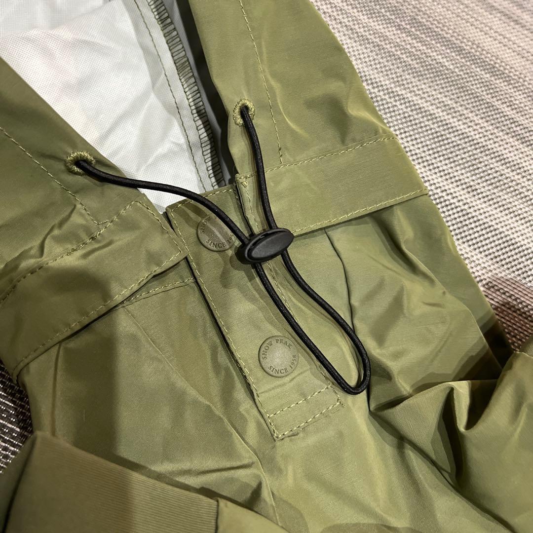 スノーピーク　ドッグ　レインウエア　オリーブ　Ｌ