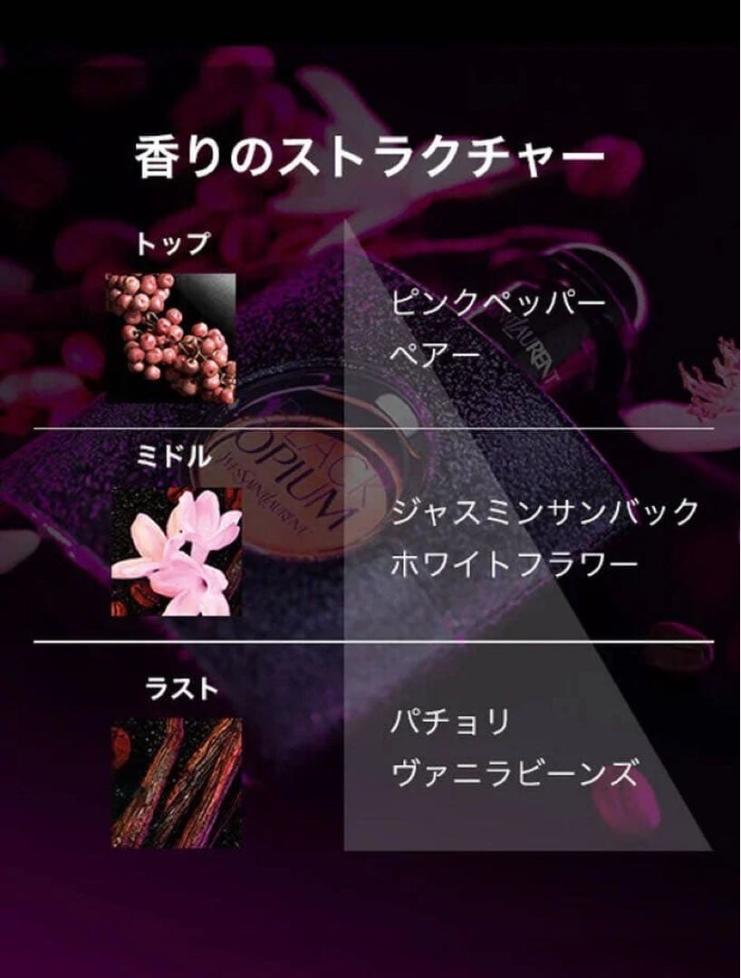 ほぼ新品【イブサンローラン】ブラック OP オーデパルファム 50ml