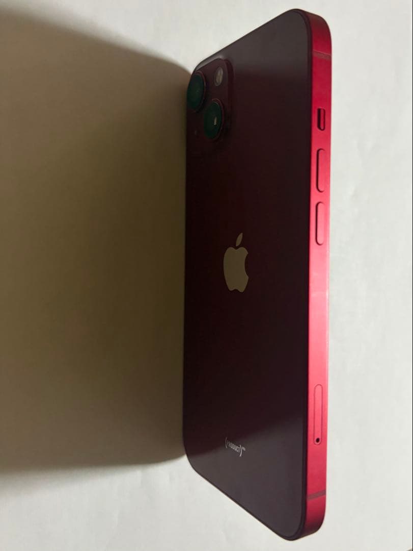 Apple iPhone 13 RED 赤 本体 128GB 84% フィルム付
