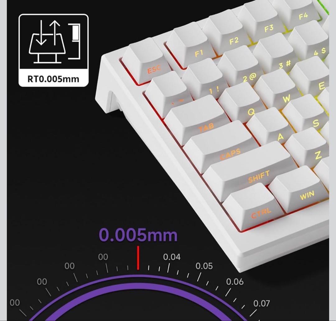 Logicool G733 新モデル +Akko TAC75 HE ラピトリ