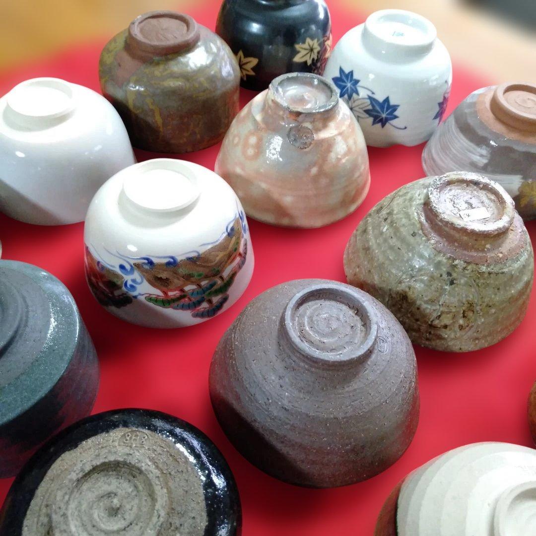 お稽古用に最適　お抹茶碗16個