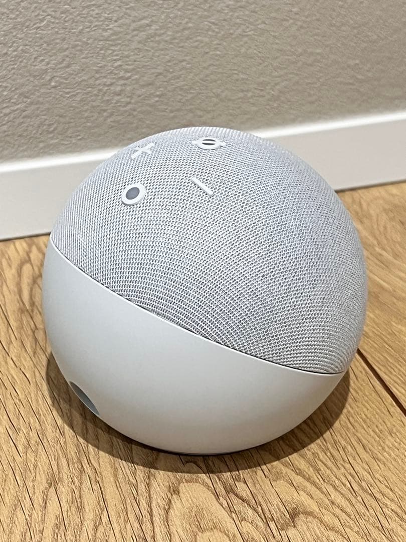 【美品】Echo Dot with clock第5世代 グレーシャホワイト
