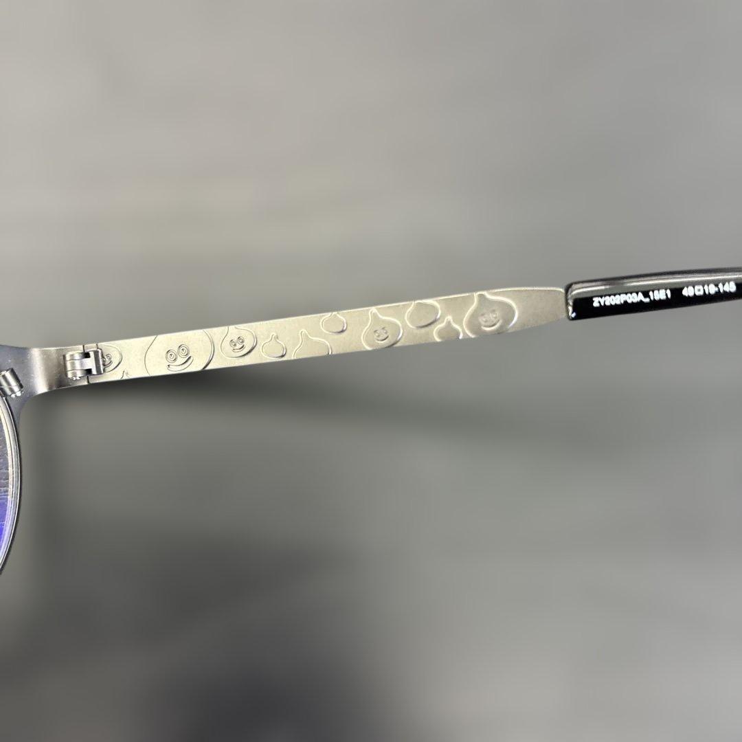 zoff✖️ドラクエXコラボメガネのメタルスライムモデル　美品✨　度なし