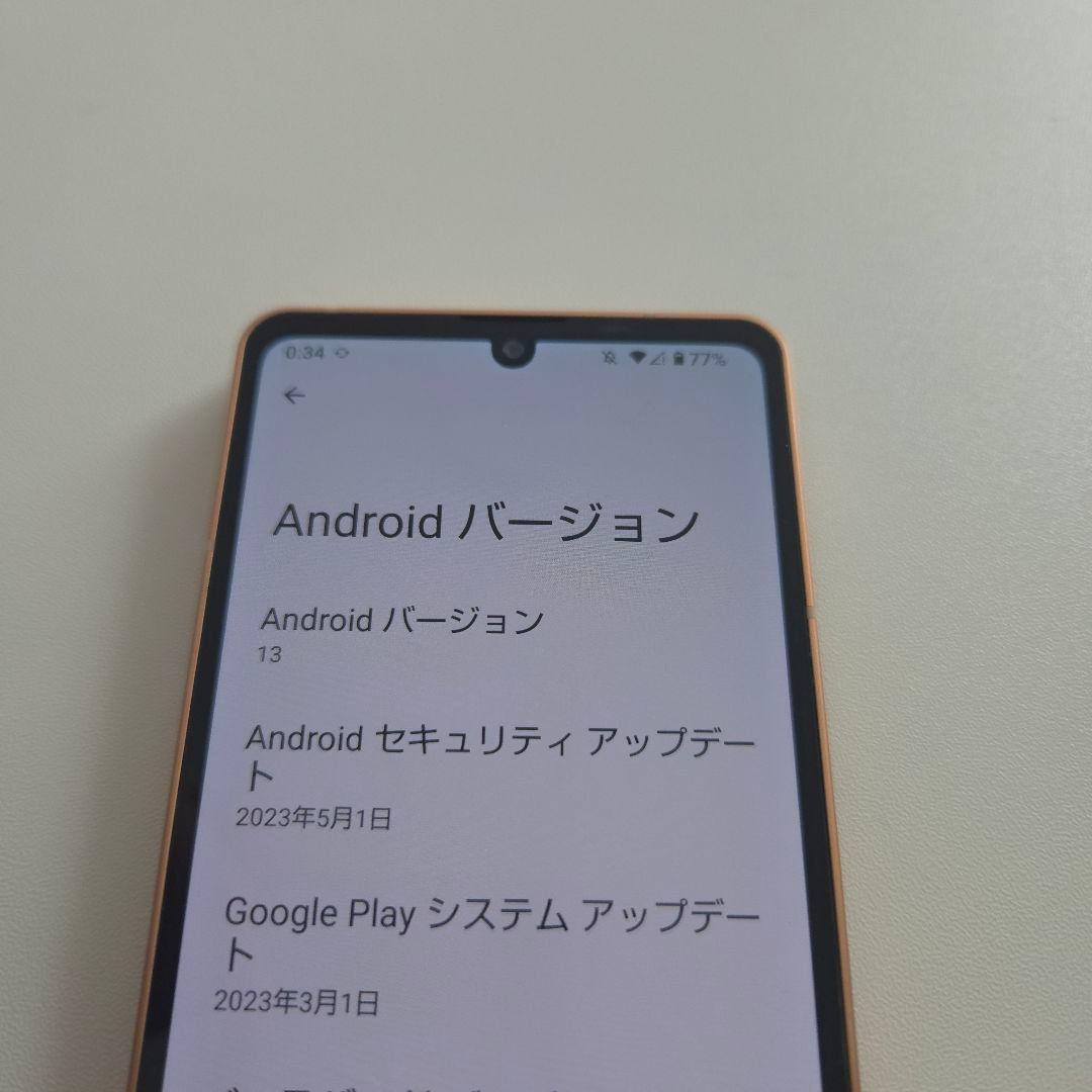 AQUOS sense 6s アンドロイド13 シムフリー スマホ本体 736