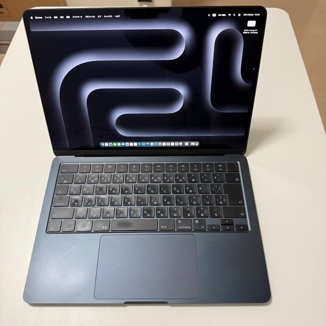 MacBook air M2 13インチ 8GB 256GB ミッドナイト