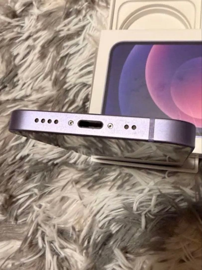 即購入禁止 美品 iPhone 12 mini 128GB パープル