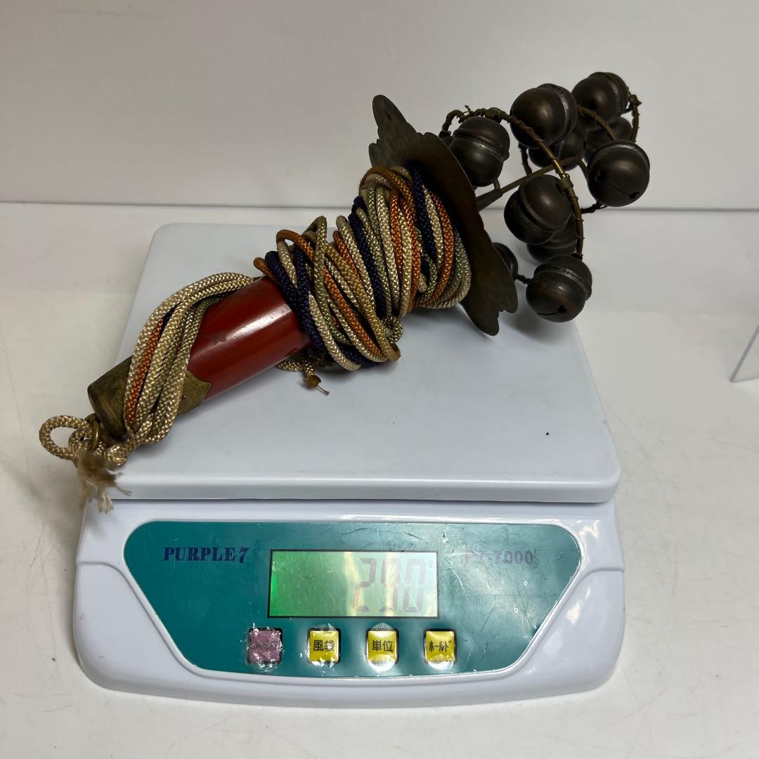時代　神楽鈴　神具　290g 東さ8-0312①