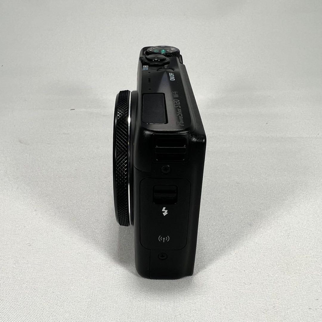 【美品】Canon PowerShot S120 ブラック F1.8 Wi-Fi