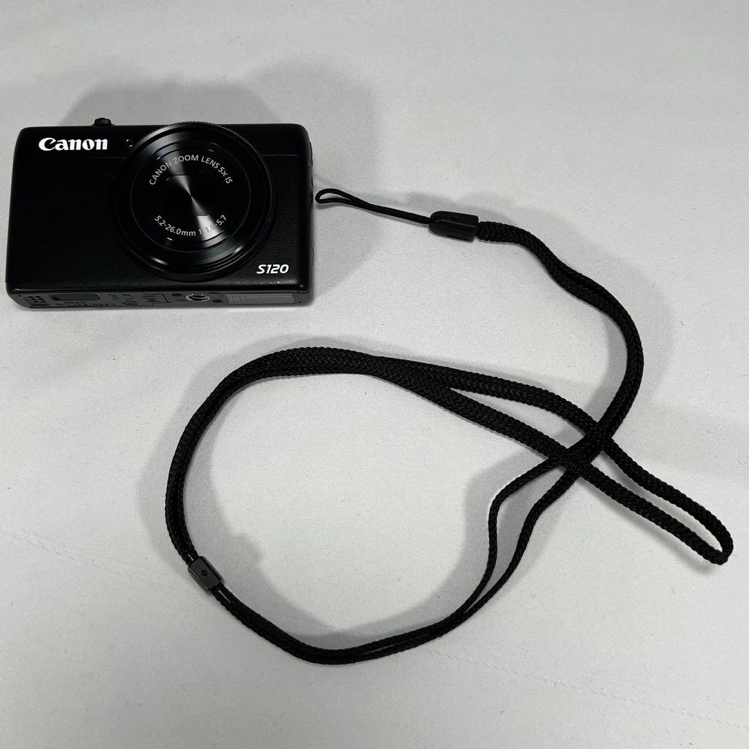 【美品】Canon PowerShot S120 ブラック F1.8 Wi-Fi