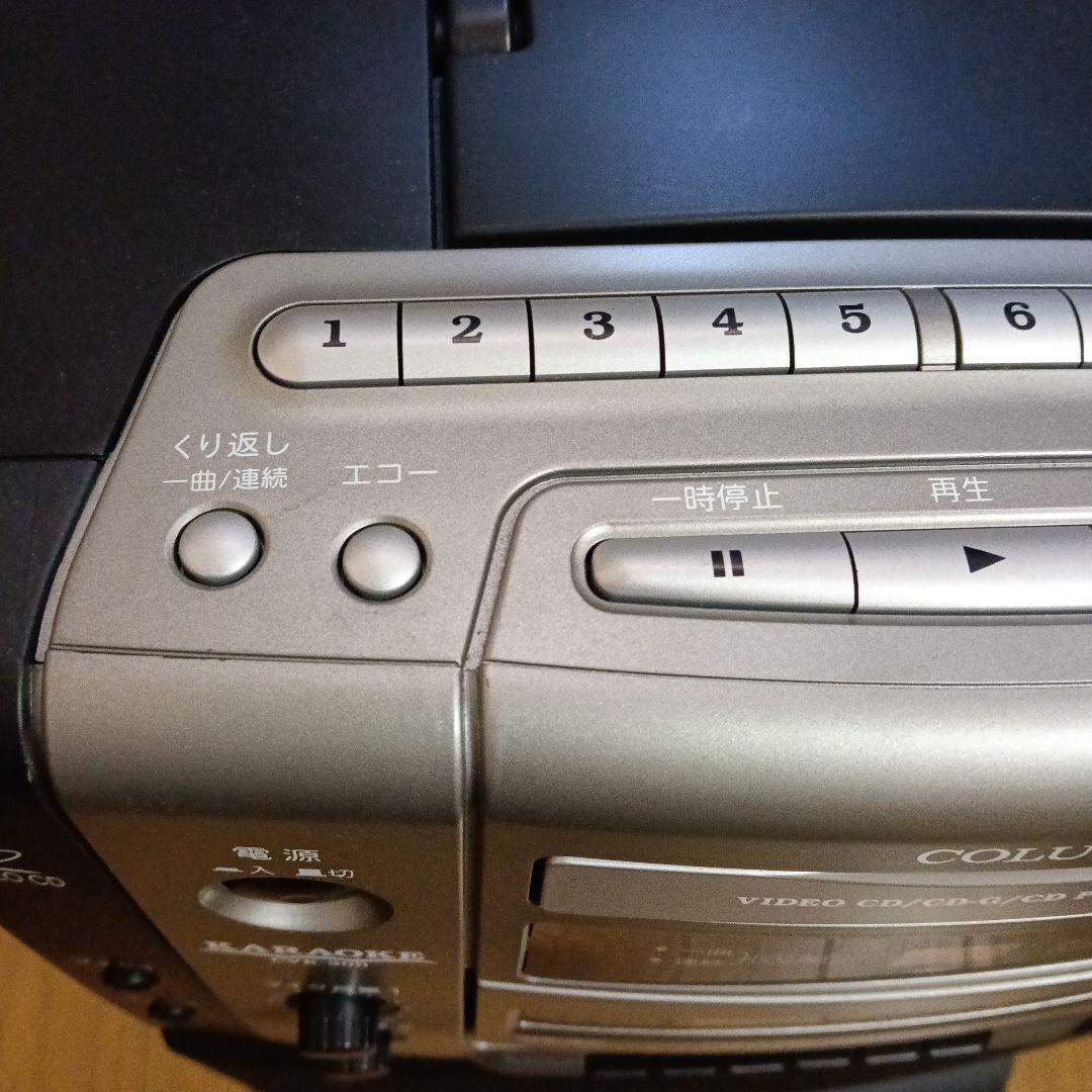 COLUMBIA カラオケ CDカセットテープ プレーヤー
