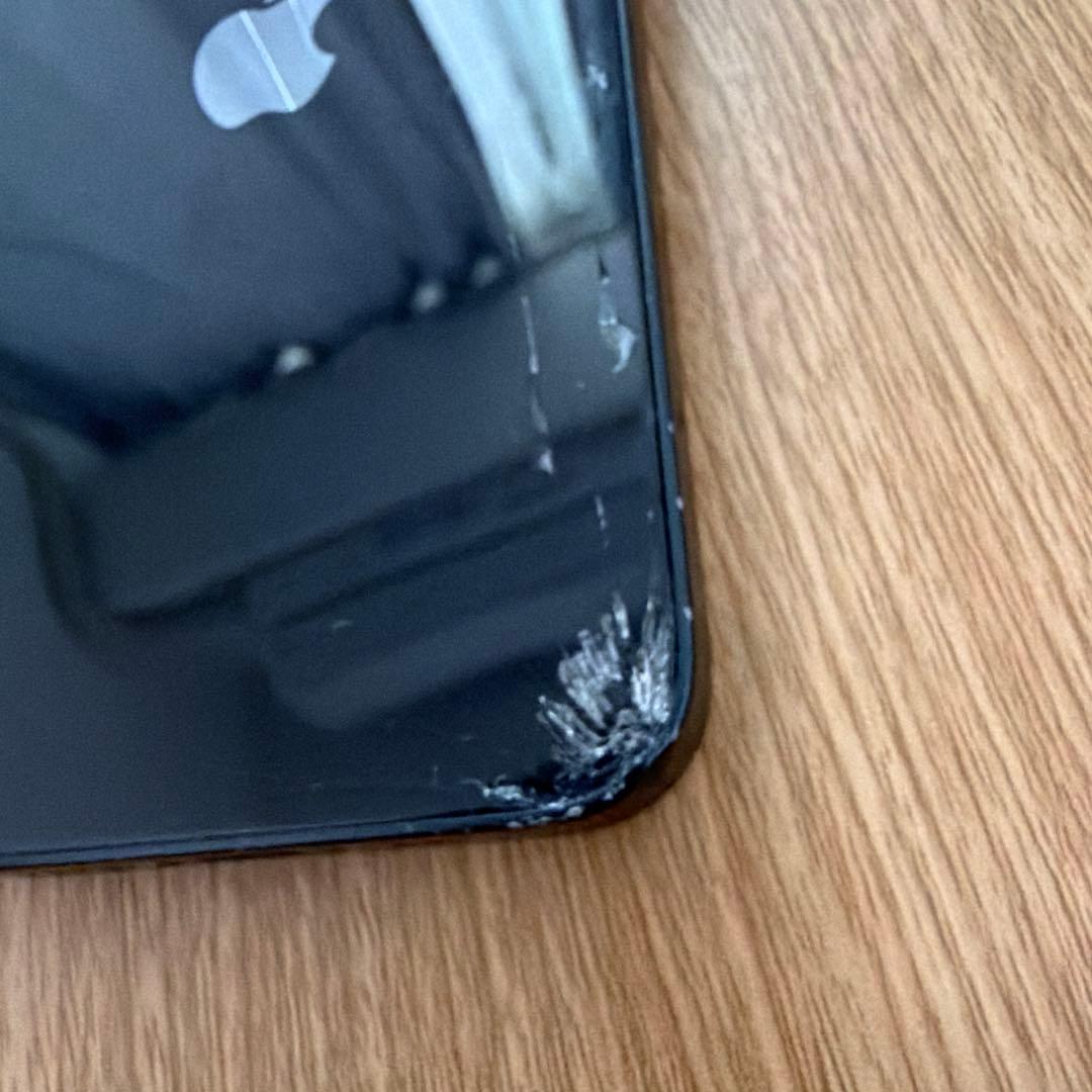 iPhone13mini ミッドナイト 128GB 背面割れあり、動作問題無し